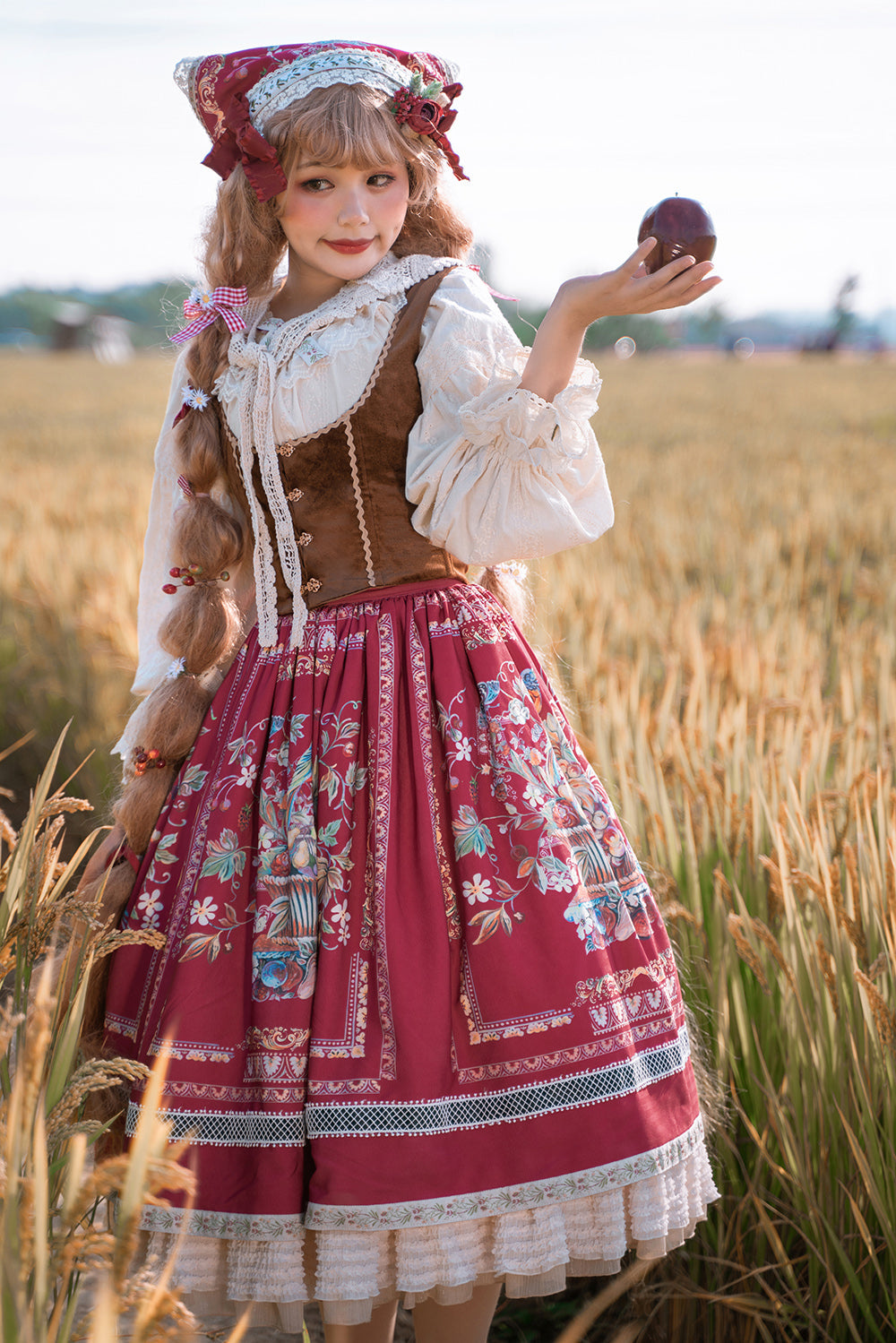 Miss Point - Rich Hymn - Lolita Bavarian Cotton Embroidered Blouse