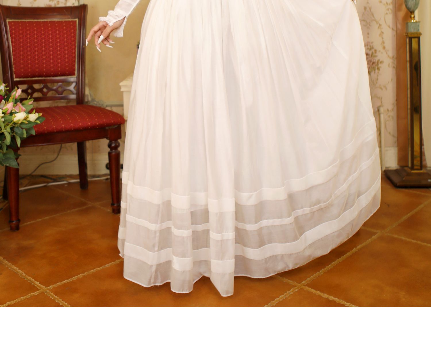 Lace Garden - Cool Summer - Vintage Lolita Victorian Shirt