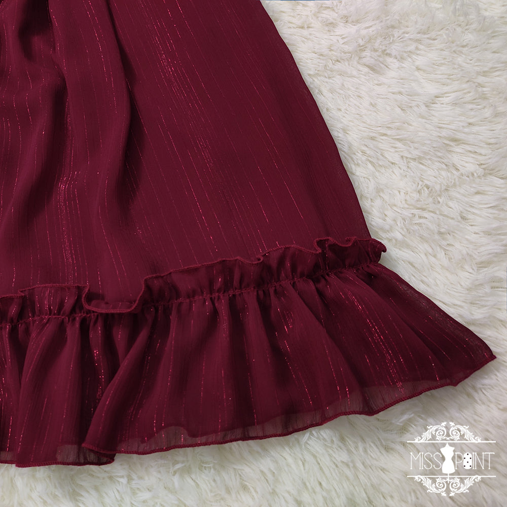 Miss point - Rhine Riverside - French Vintage Chiffon Lolita JSK