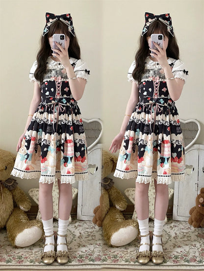 Dark Star Island - Honey Bunny Cake - Sweet Lolita JSK/OP/Strap SK/Shirt