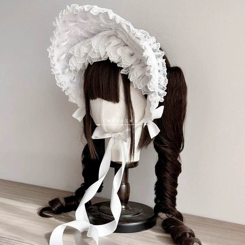 MAID - Elegant Lolita Bonnet Velvet Lolita Hat