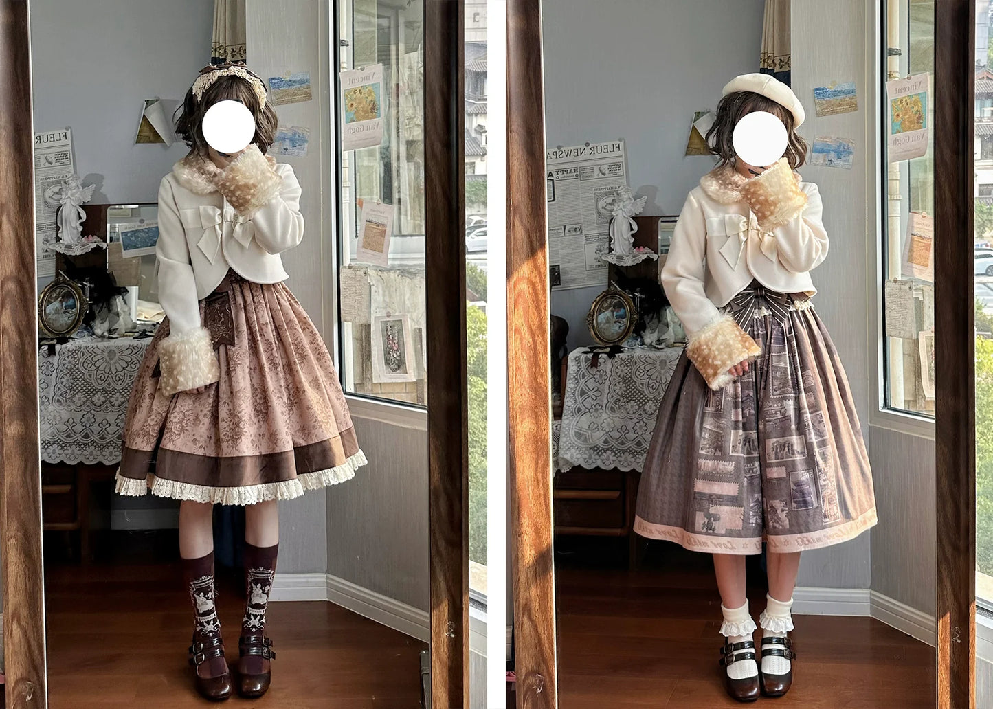 Vcastle - Winter Lolita Coat Short Wool Coat