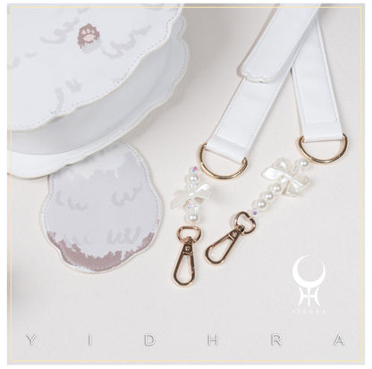 Yidhra - Printed Kawaii Cat Leather Shoulder Bag