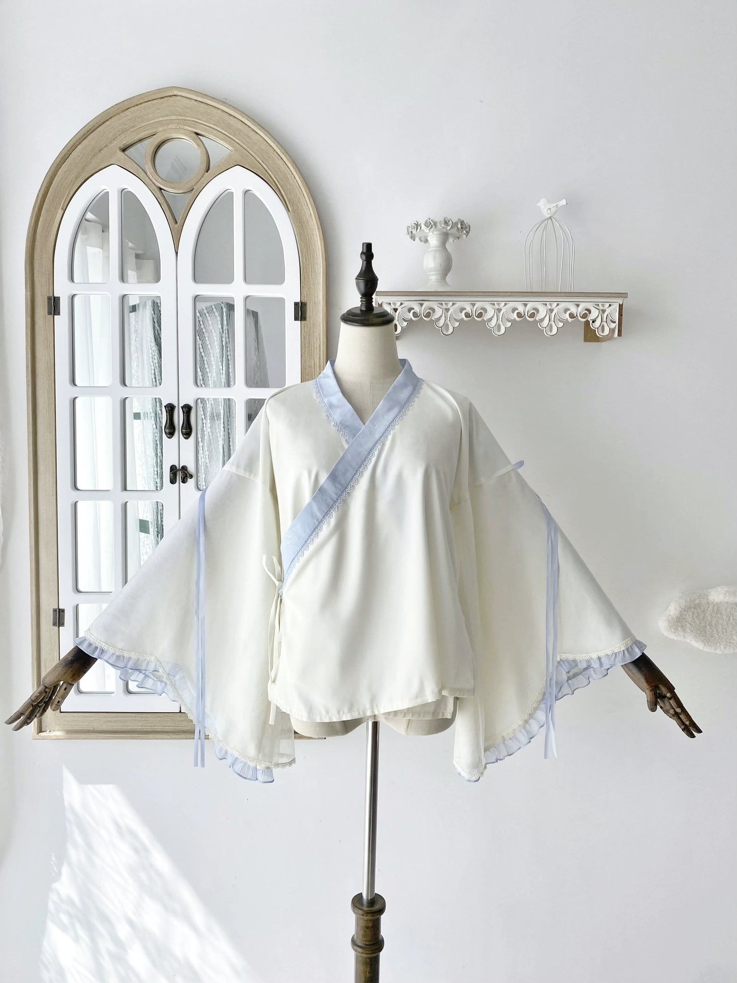 YingLuoFu - Laurel - Kawaii Han Lolita Jumper Dress Rabbit Print