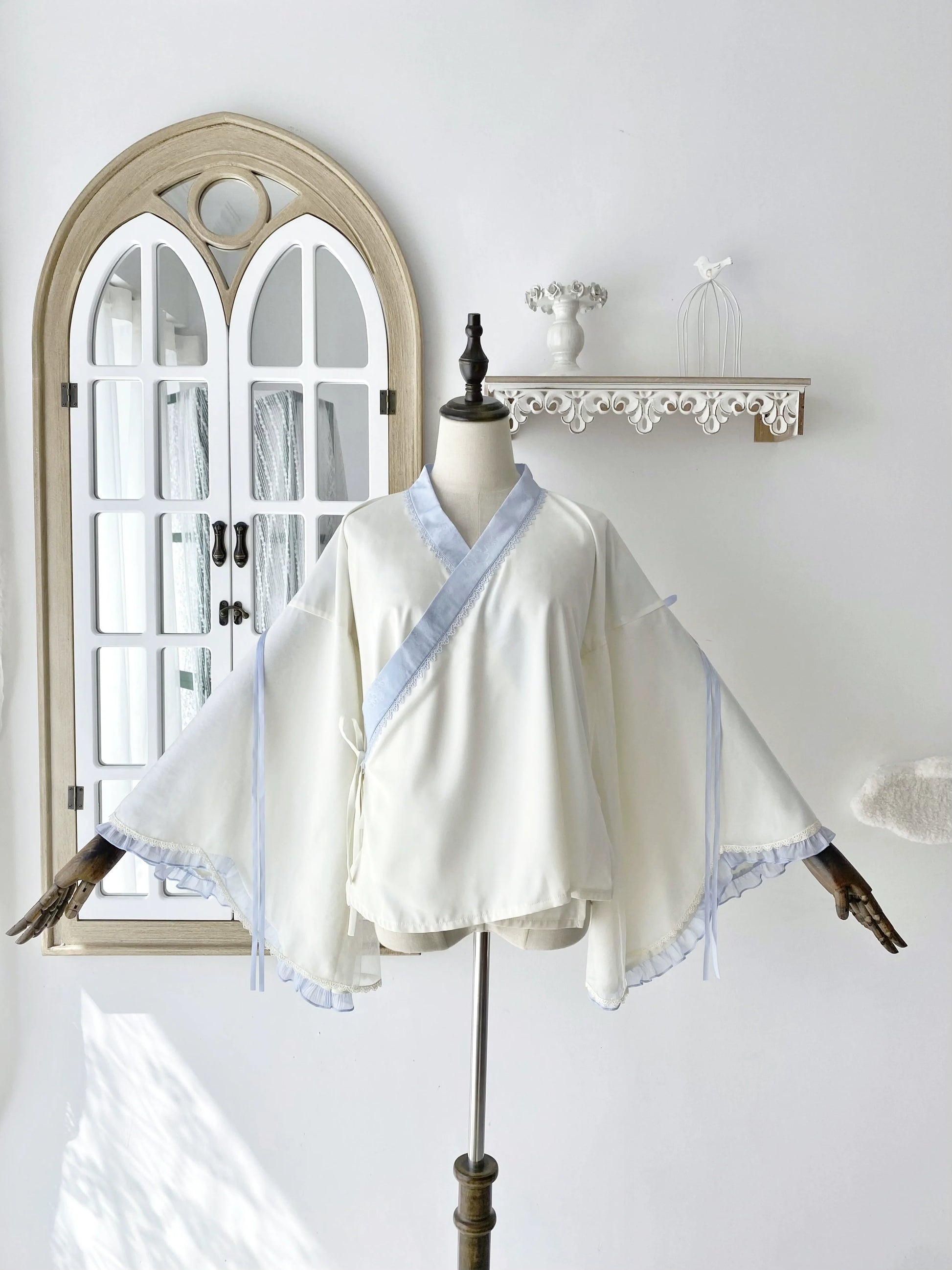 YingLuoFu - Laurel - Kawaii Han Lolita Jumper Dress Rabbit Print