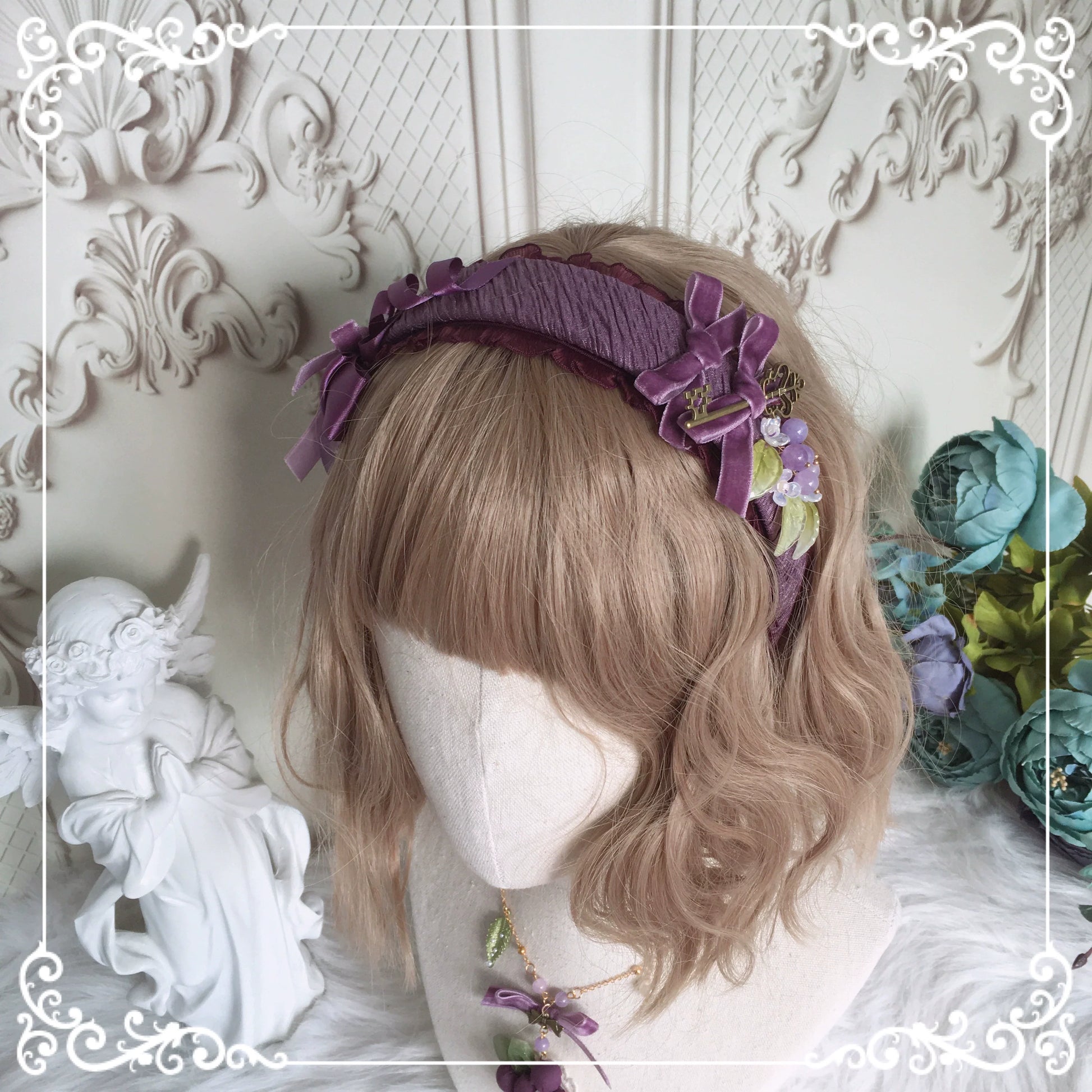 Chestnut Lolita - Louvre Vineyard Accessory Hairband Retro Lolita KC
