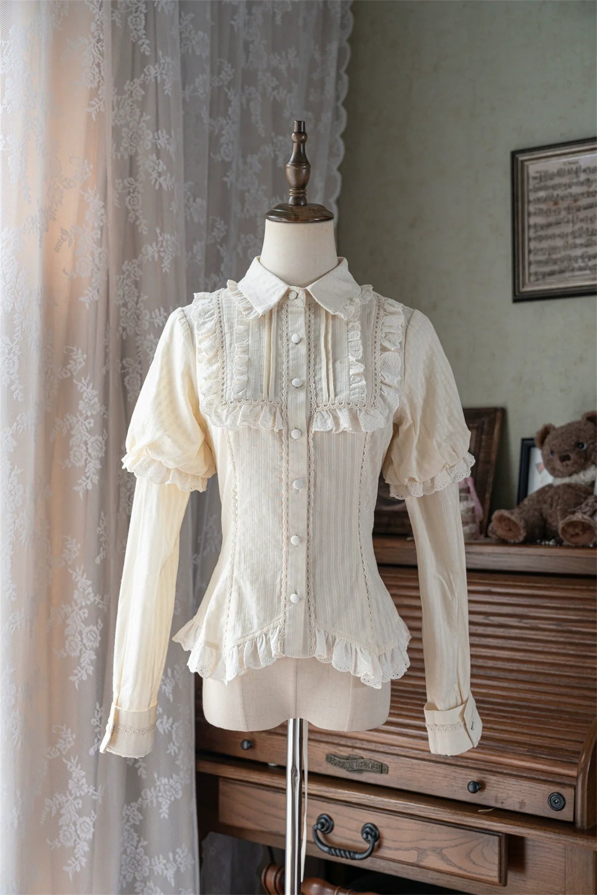 Uncle's Workshop - Secret Key - Classic Lolita Dress Suit, Key Print