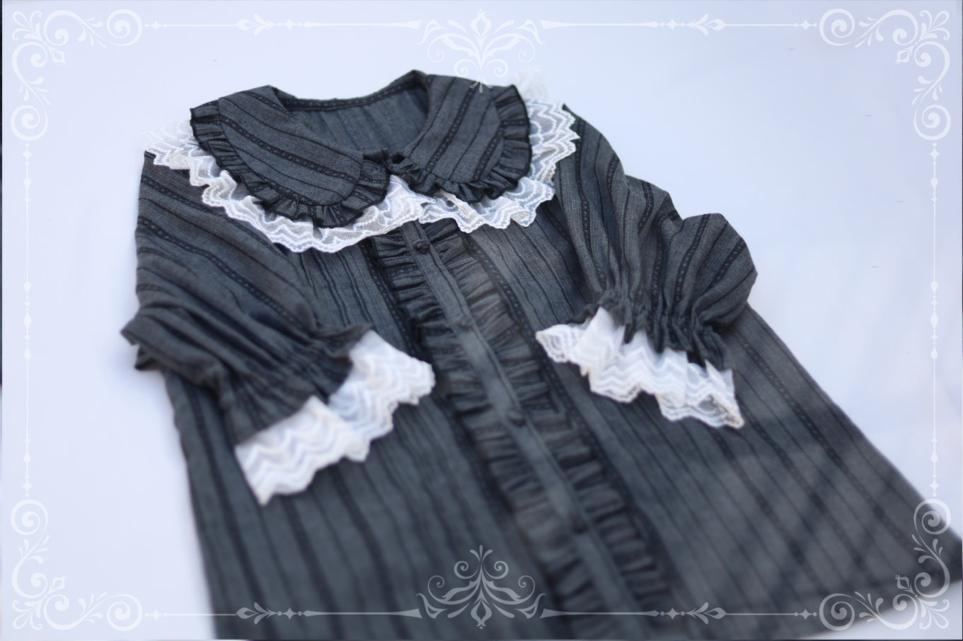 MIST - Sweet Lolita Golilla Short Sleeve Shirt