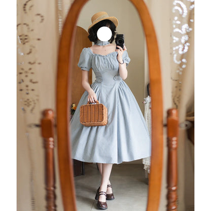 Forest Wardrobe - Chantilly Forest - Classic Lolita OP Dress With Square Neck & Underskirt