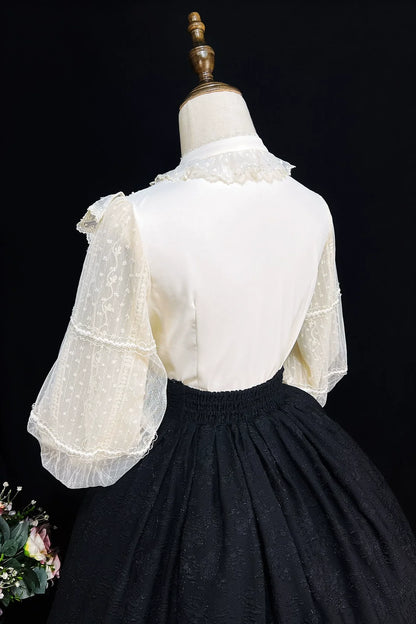 DMFS Lolita - The Heart of the Rose - Elegant Retro Lolita Skirt High Waist SK Blouse