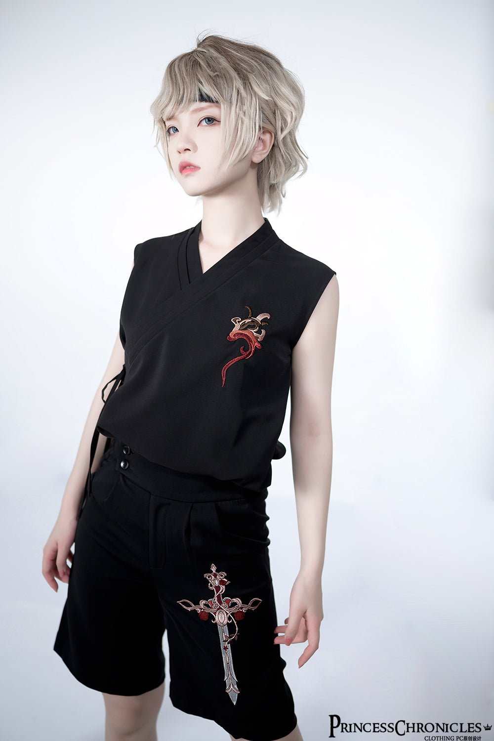 Princess Chronicles - Night Instructions - Ouji Lolita Sleeveless Top