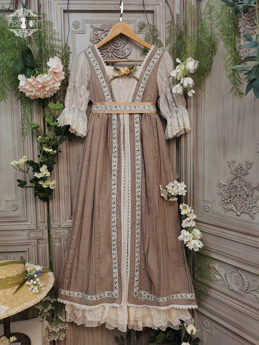 Miss Point - The Sally Gardens - Elegant Lolita Lotus Sleeves OP Dress