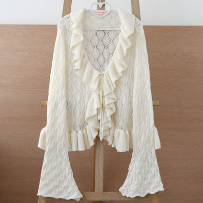 MIST - Sunset Bouquet - Elegant Lolita Cardigan, Flounce Hem