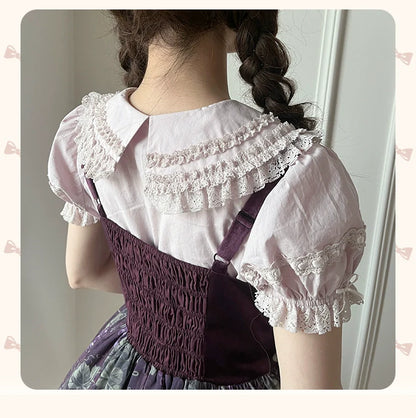 Summer Fairy - Cloud Dream - Sweet Lolita Shirt Peter Pan Collar Innerwear