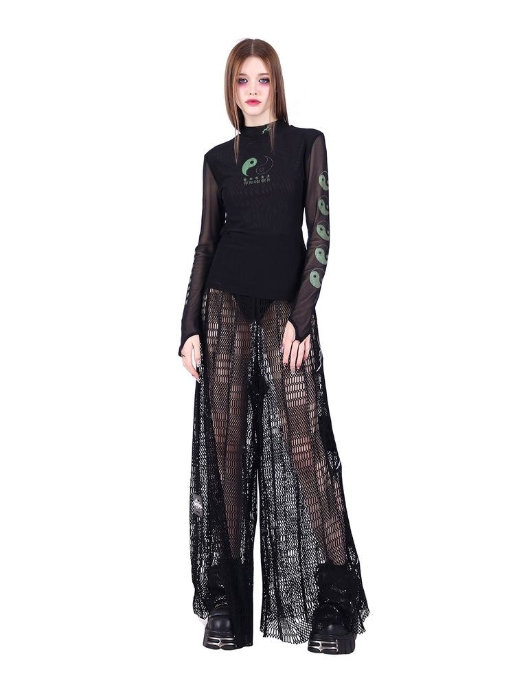 Mesh Slim Thin Sunscreen T-Shirt【s0000002544】