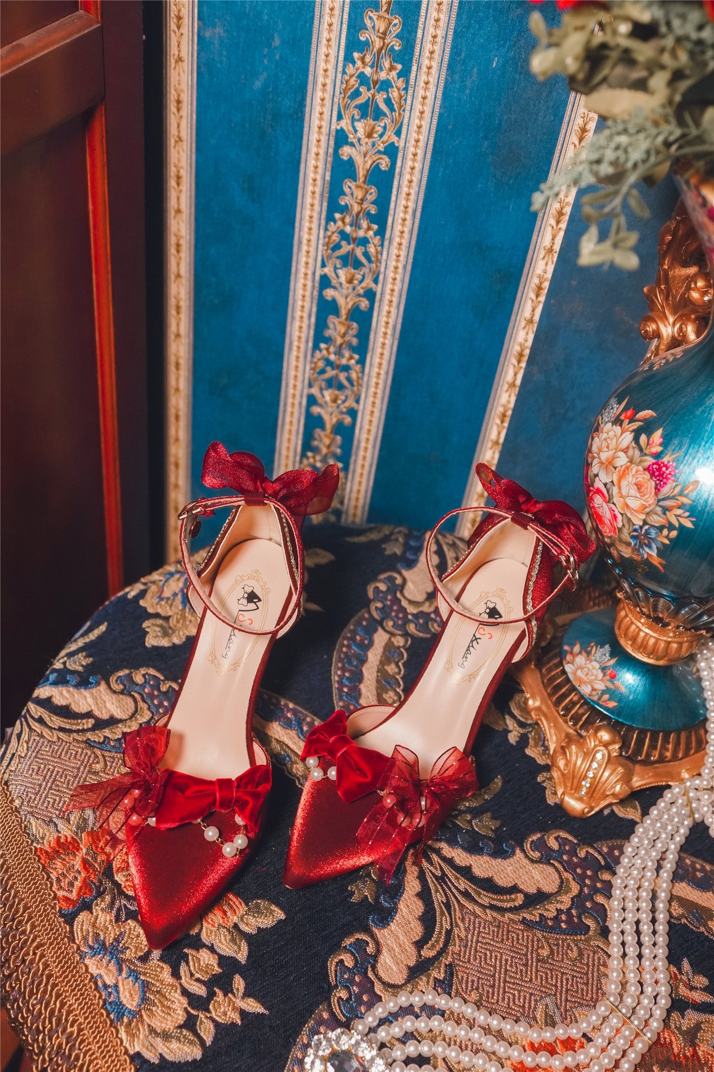 Sky Rabbit - Flower Wedding Elegant Lolita High Heel Shoes