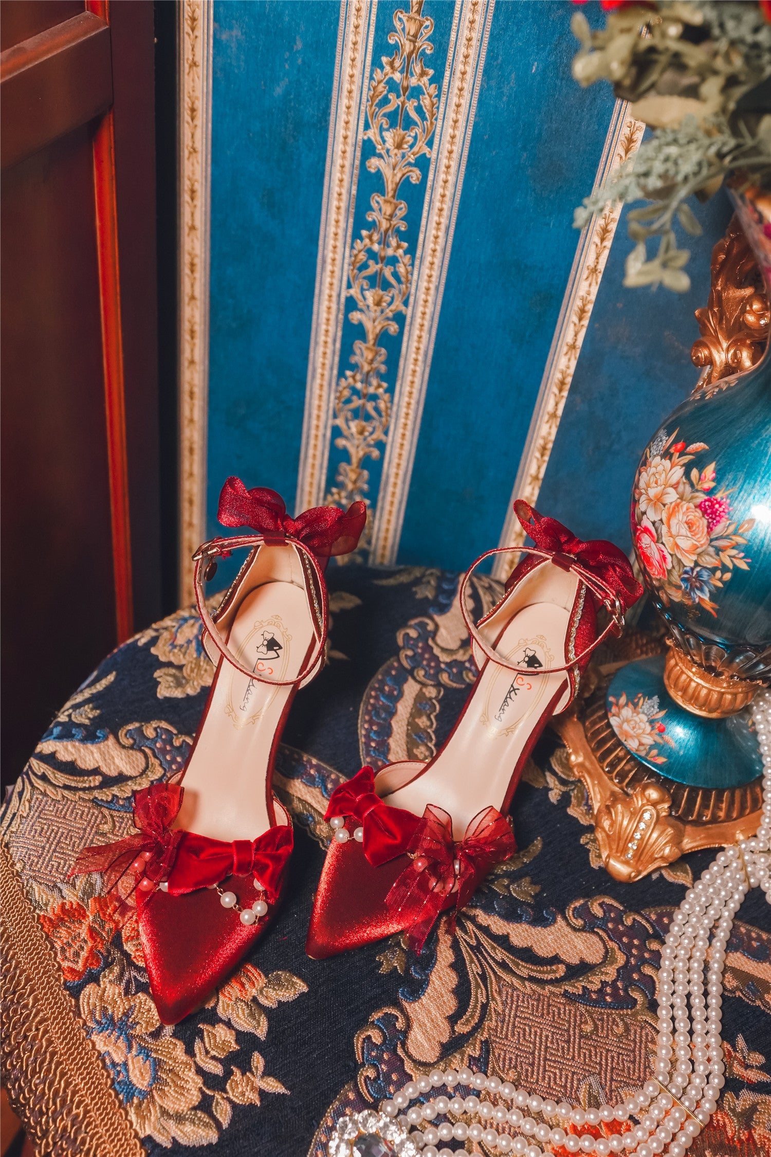 Sky Rabbit - Flower Wedding Elegant Lolita High Heel Shoes