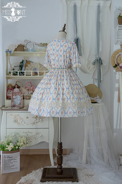 Miss Point - Customized Elegant Lolita OP Dress Cute Daily Girl Short Lolita Dress