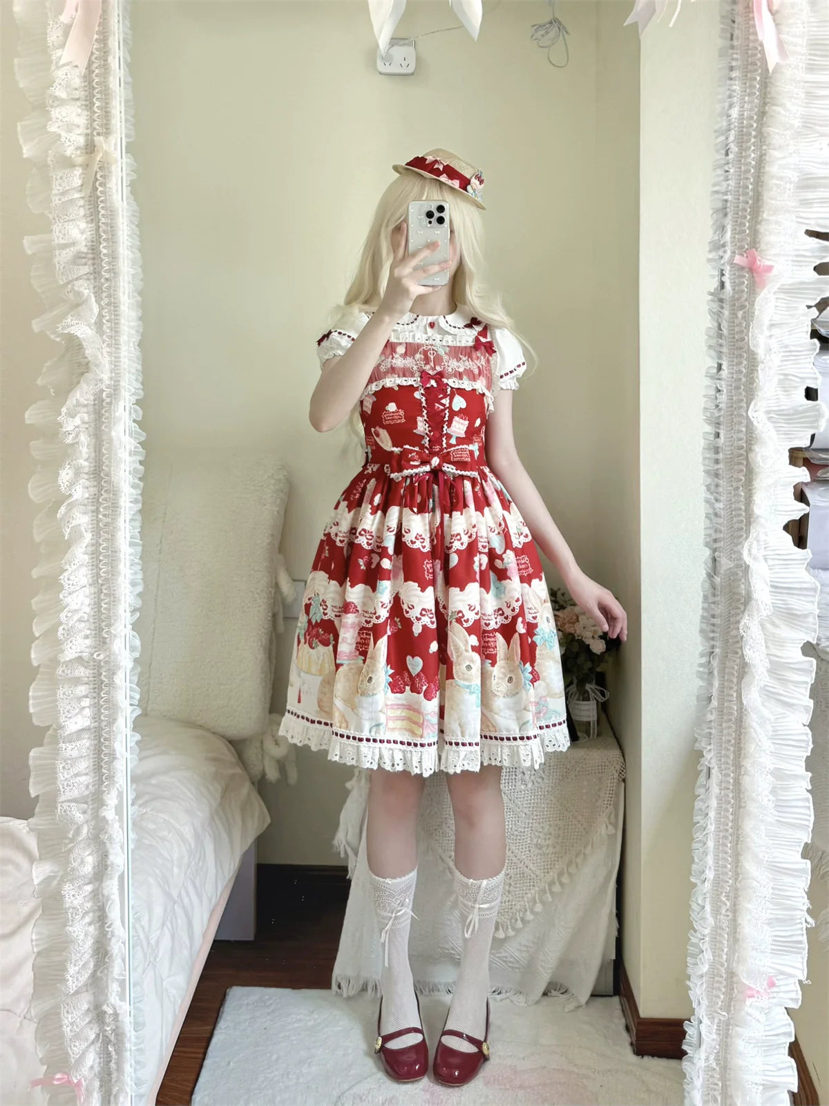Dark Star Island - Honey Bunny Cake - Sweet Lolita JSK/OP/Strap SK/Shirt