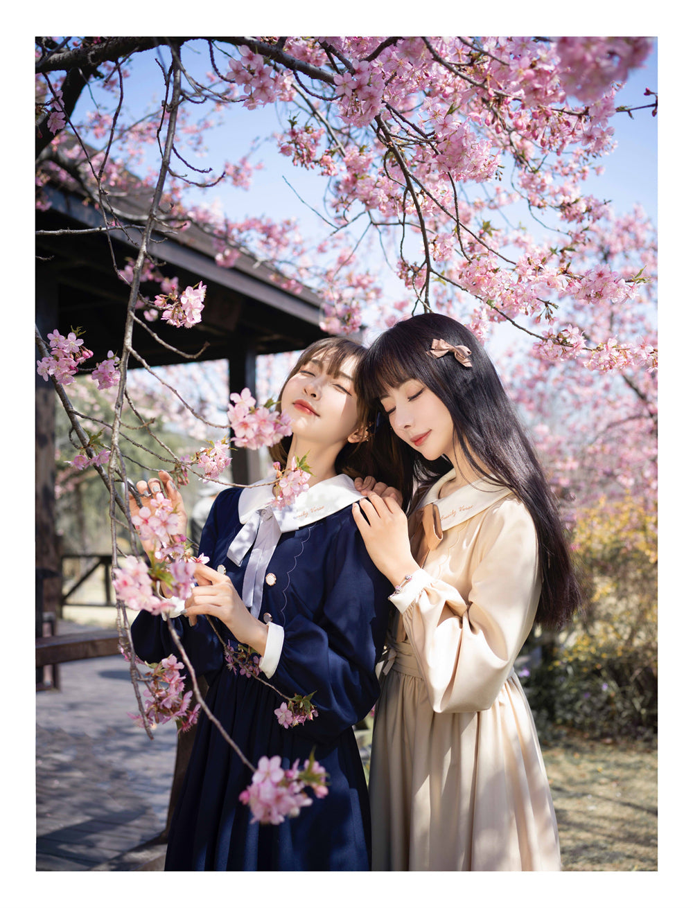 EESSILY - The Spring of Champs Elysees - Elegant Lolita Floral Embroidered OP