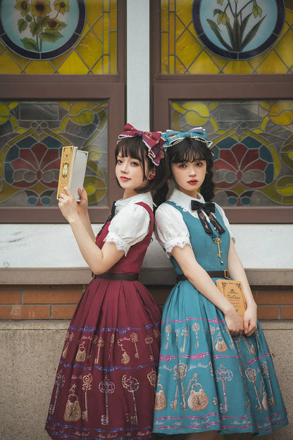 Miss Point - Antique Key - Elegant Lolita JSK Retro Lolita Dress