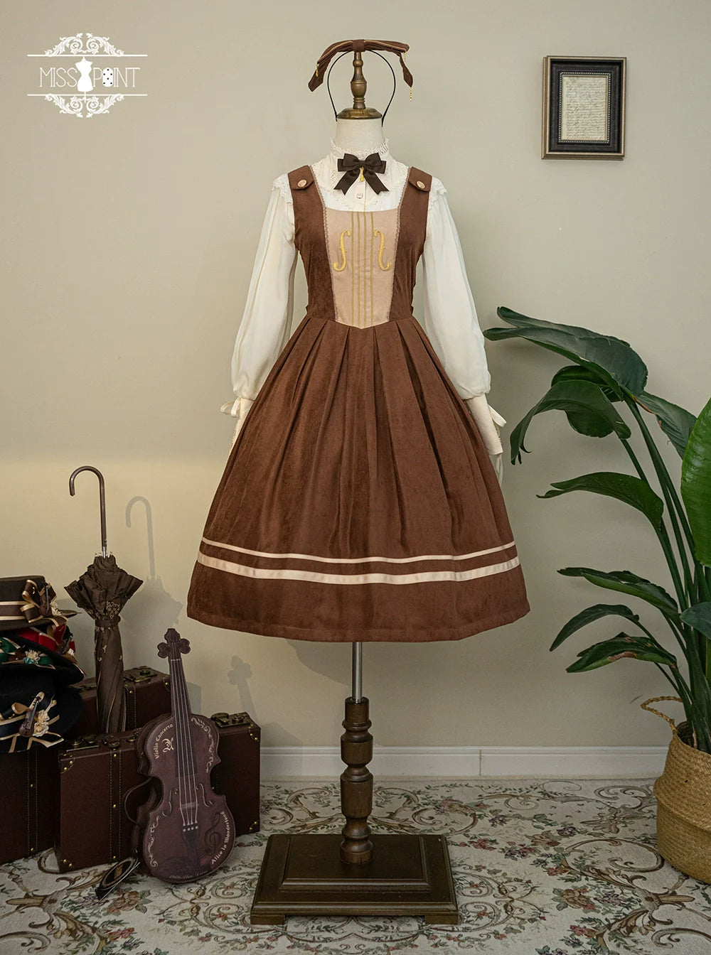 Miss Point - Customized Lolita Jumper Dress - Elegant College Lolita JSK