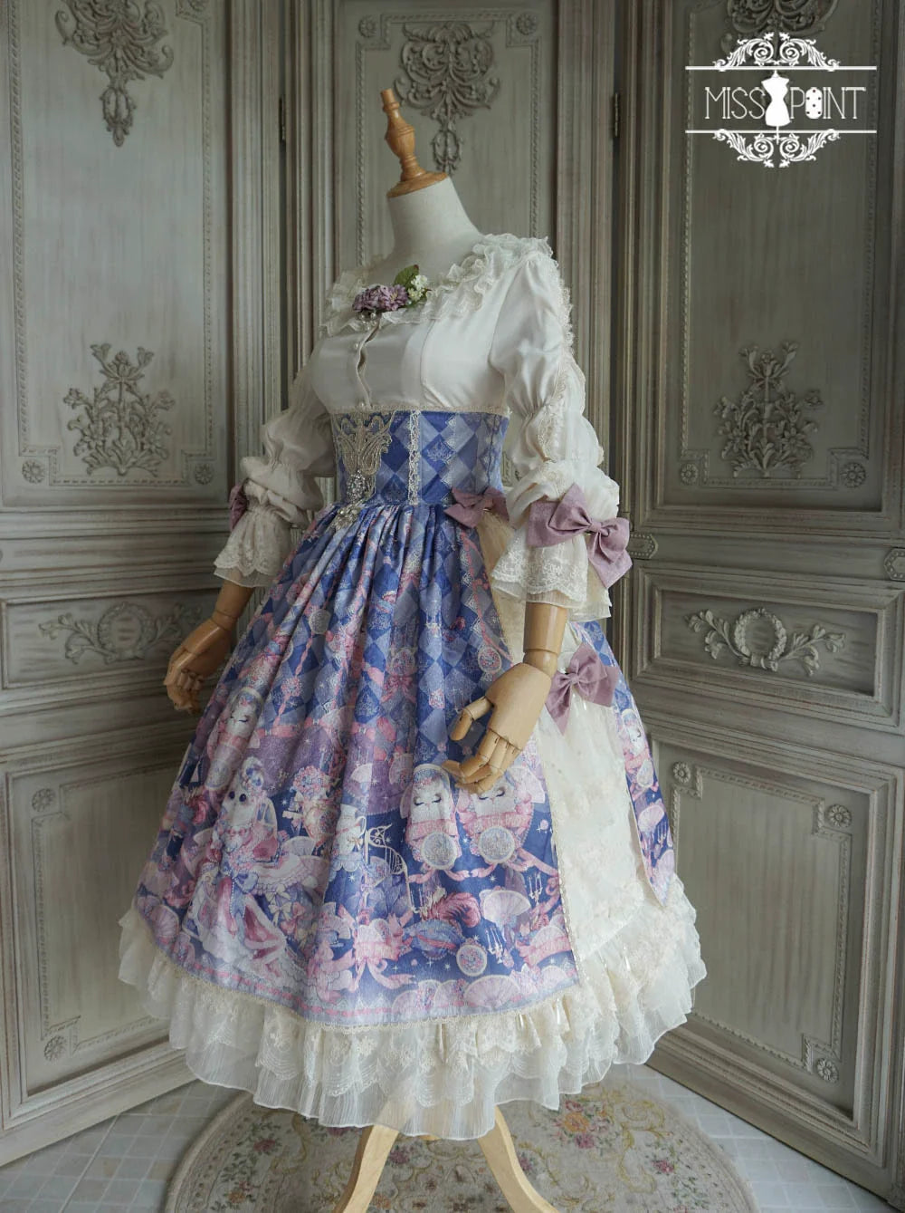 Miss Point - Elizabeth Meow - Classic Lolita Blouse Lotus Root Sleeve Lolita Shirt