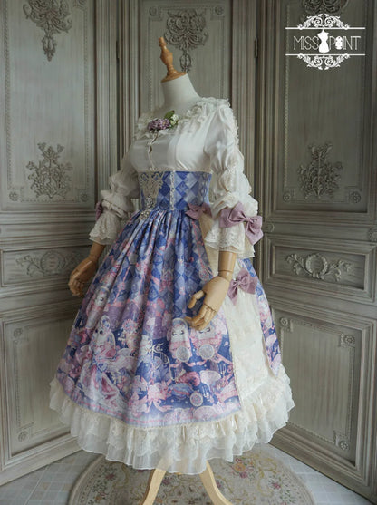 Miss Point - Elizabeth Meow - Classic Lolita Blouse Lotus Root Sleeve Lolita Shirt