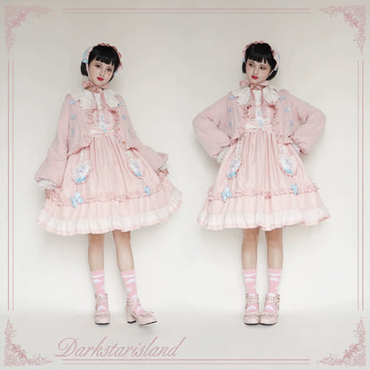 Dark Star Island - Sugar Frost - Sweet Lolita Cardigan Knit Embroidered Sweater