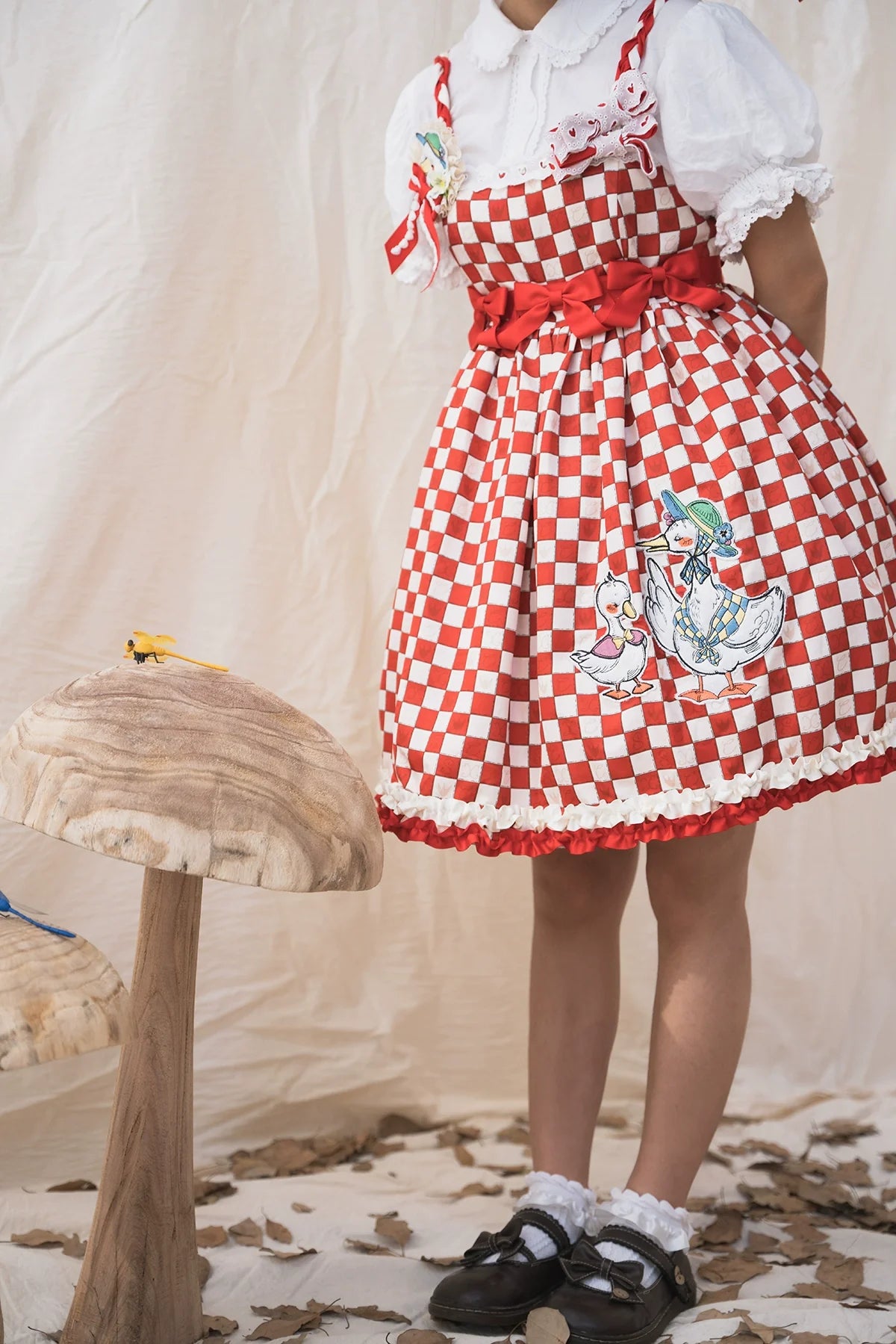 Chemical Romance - Hello Duck - Kawaii Lolita JSK Duck Print Lolita Dress