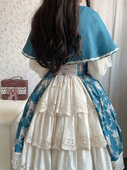 Miss Point - Customized Vintage Lolita Skirt Elegant Pullover Fishbone SK