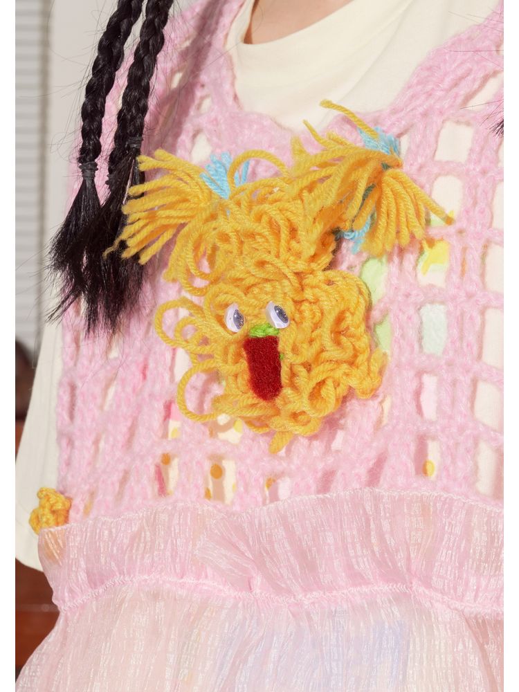 Hand-knitting skirt vest【s0000001565】