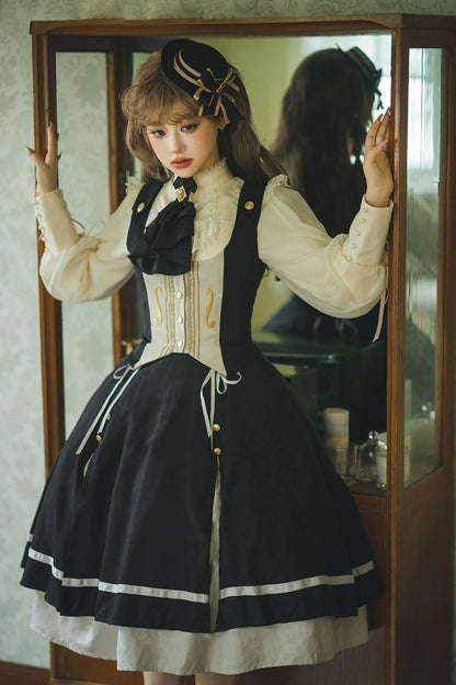 Miss Point - Golden Movement - Elegant Lolita Waistcost Short Vest Customized