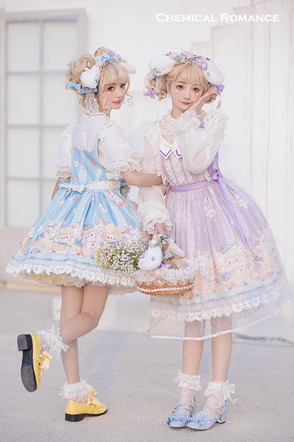 Chemical Romance - Lamb Postman - Sweet Lolita Printed JSK Dress
