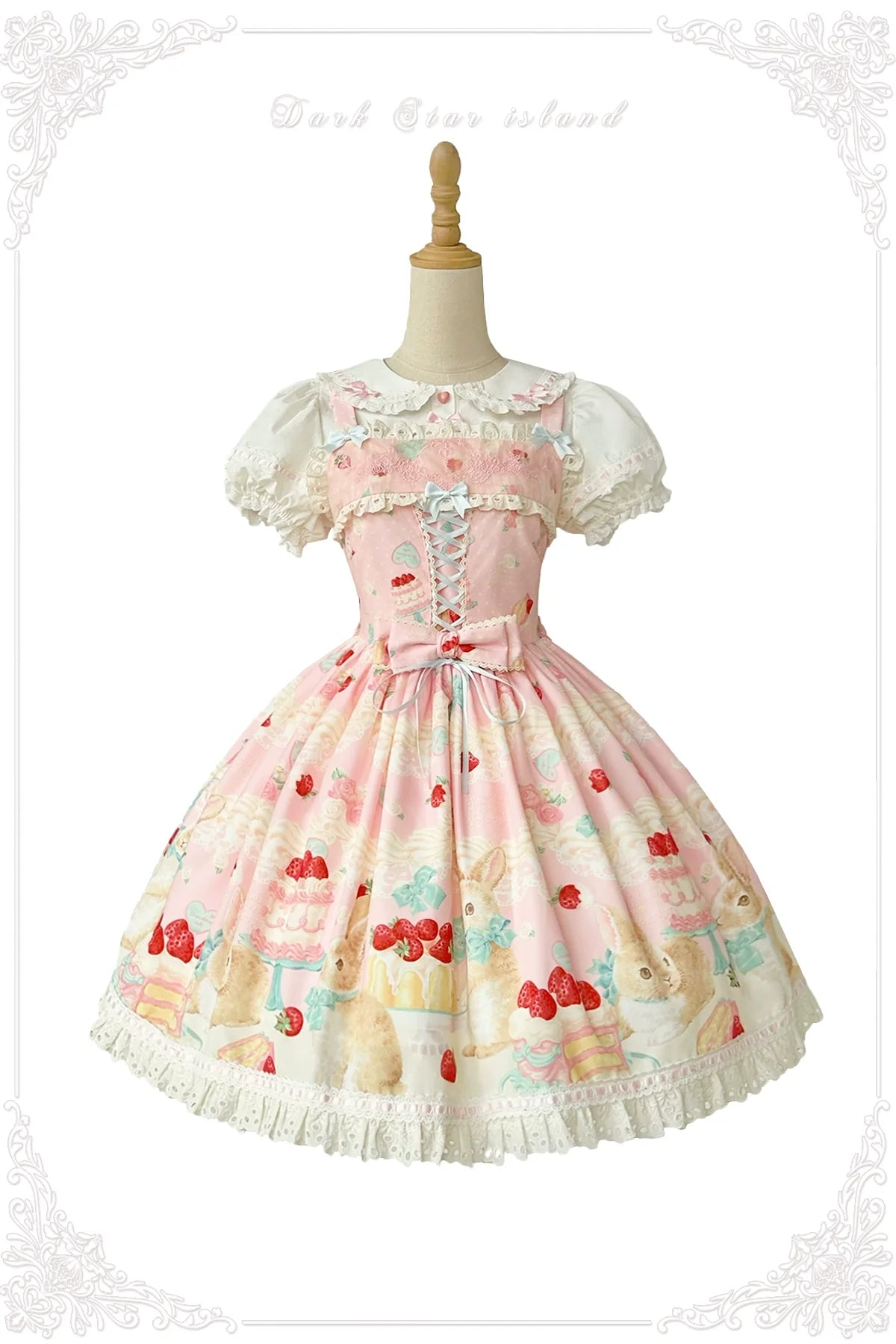 Dark Star Island - Honey Bunny Cake - Sweet Lolita JSK/OP/Strap SK/Shirt