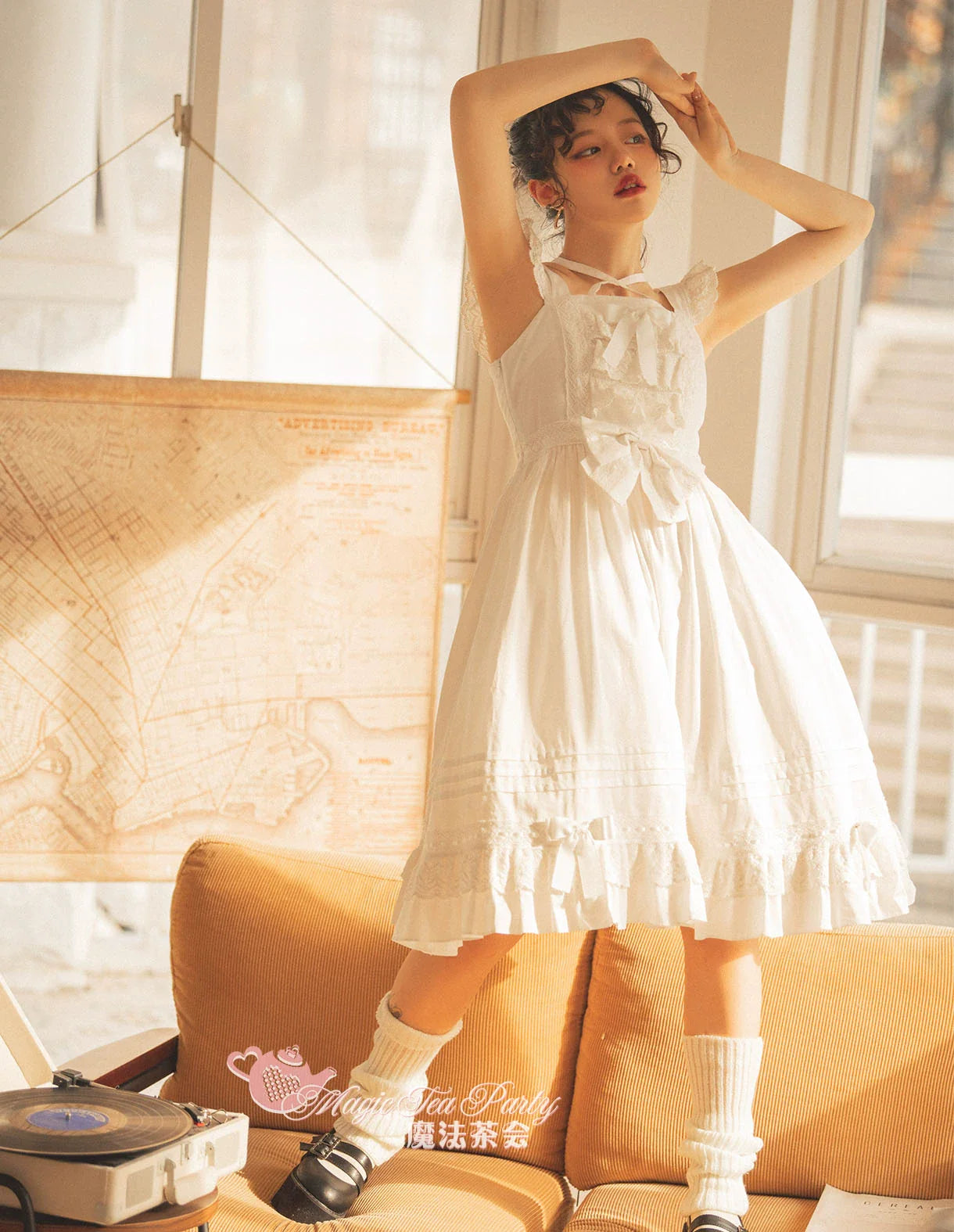 Magic Tea Party - Cute Lolita Jumper Dress Multicolors JSK