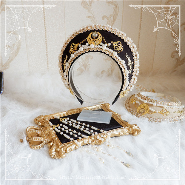 Fox Cherry--Lolita Palace Retro Head Ornament Hair Crown