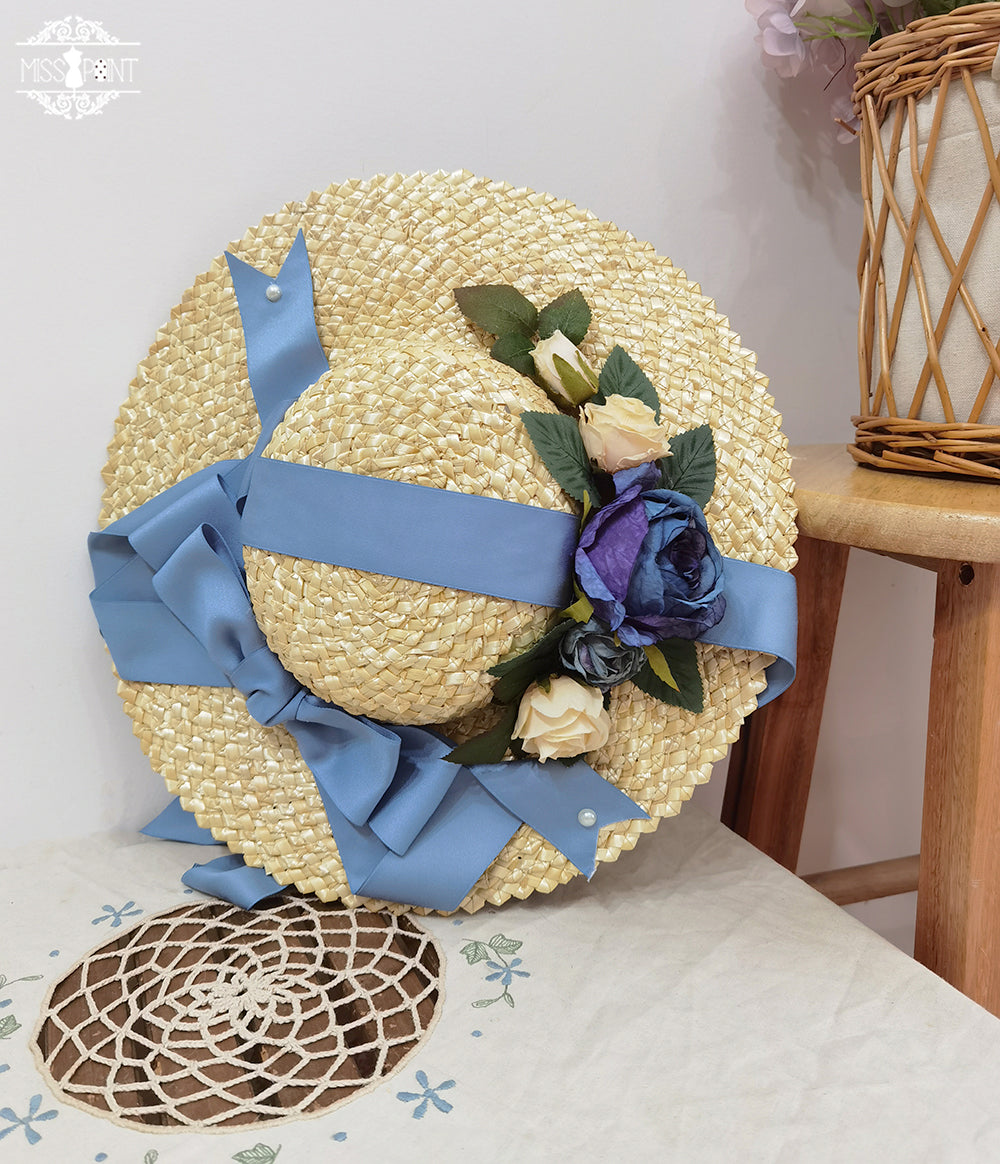 Miss Point - Lilyka Garden - Classic Lolita Headdress and Necklace Brooch Bow Trailing