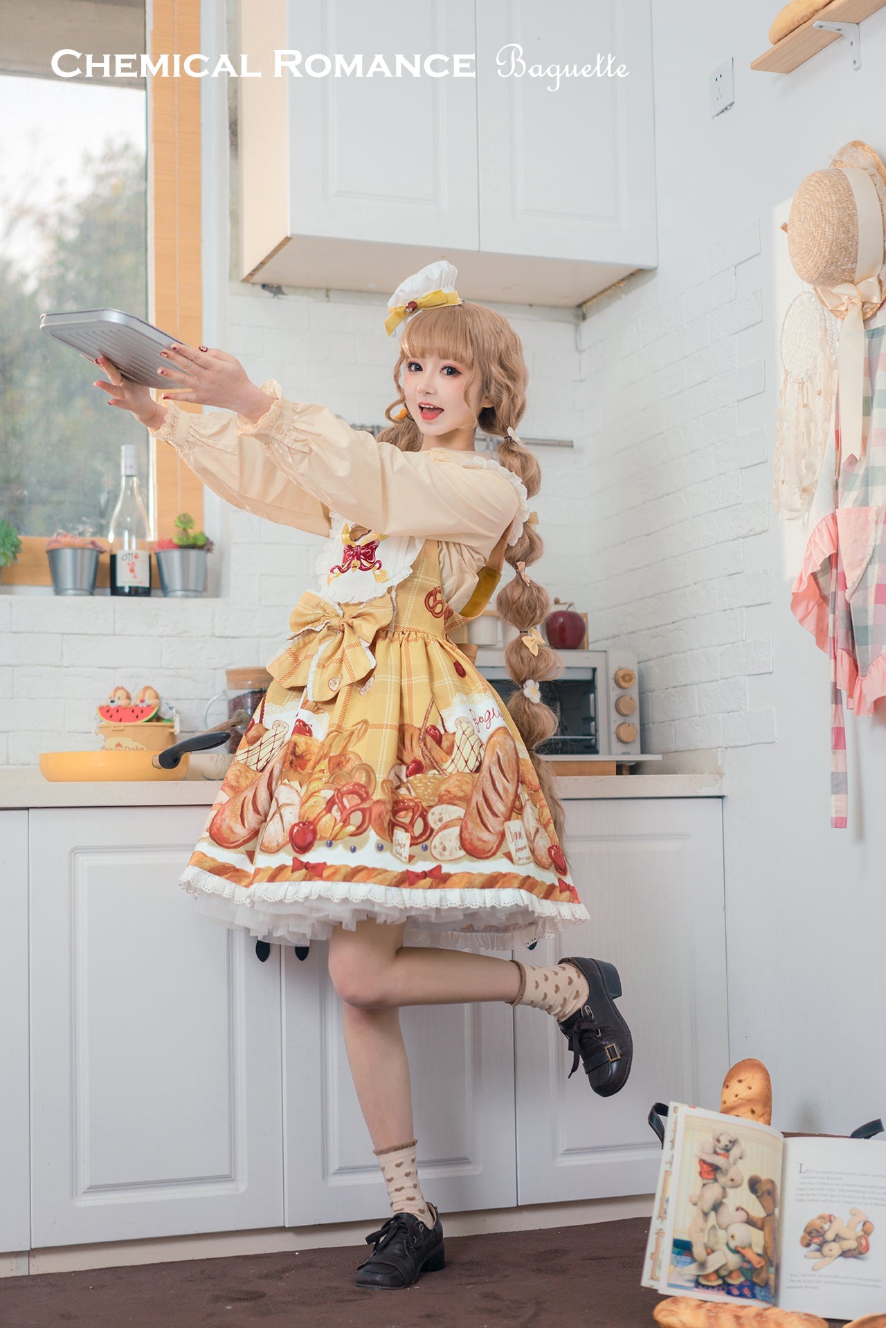 Chemical Romance - Bread New Out of the Oven - Elegant Lolita Salopette Dress