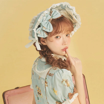 Babyblue - Bear Honey - Sweet Lolita Accessory Gingerbread Man Design