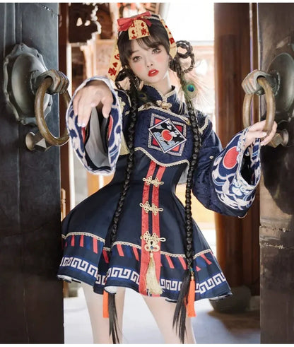 Sakurahime - Little Zombie - Zombie Lolita Jumper Dress Cute Lolita Coat Set