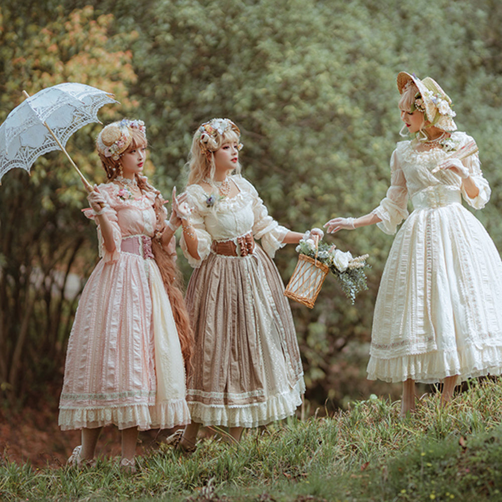 Miss Point - The Sally Gardens - Lotus Root Sleeve Lolita Blouse