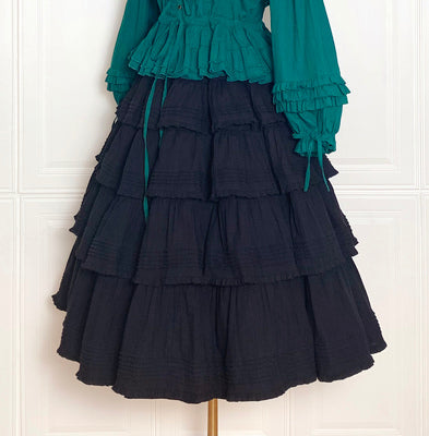 Boguta - Heidi Cotton Lolita Tiered SK Skirt