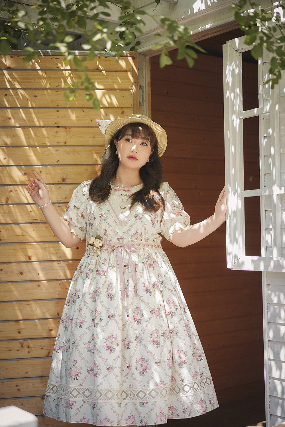 Miss Point - Happy Summer Elegant Lolita Floral OP Dress