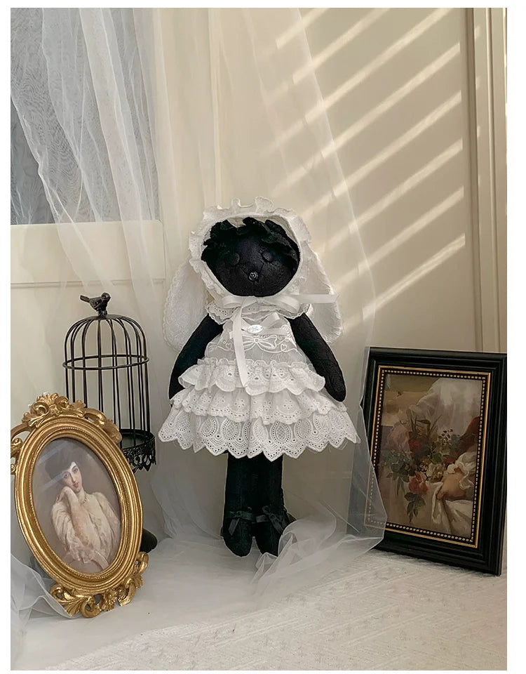 With PUJI - Puppet Box - Kawaii Lolita Bag Lamb Kitten Detachable Bag Dress Hat