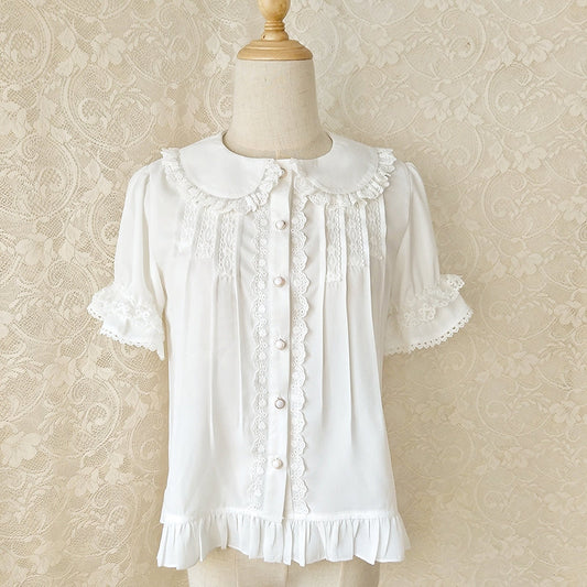 Youlan Lane - Peter Pan Collar Kawaii Lolita Blouse