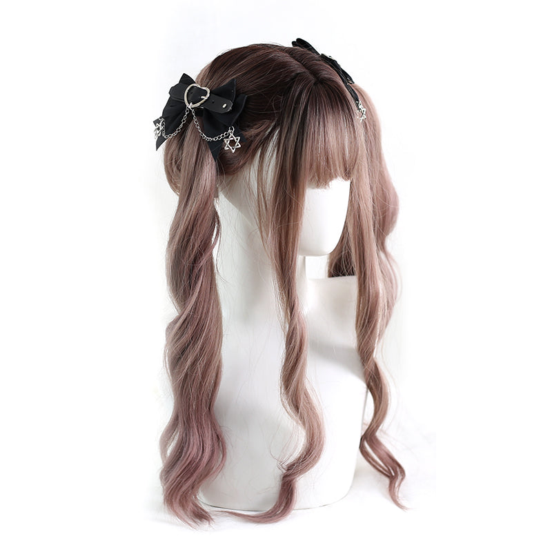 Xiaogui - Dark-themed Gothic Lolita Heart Hair Clips