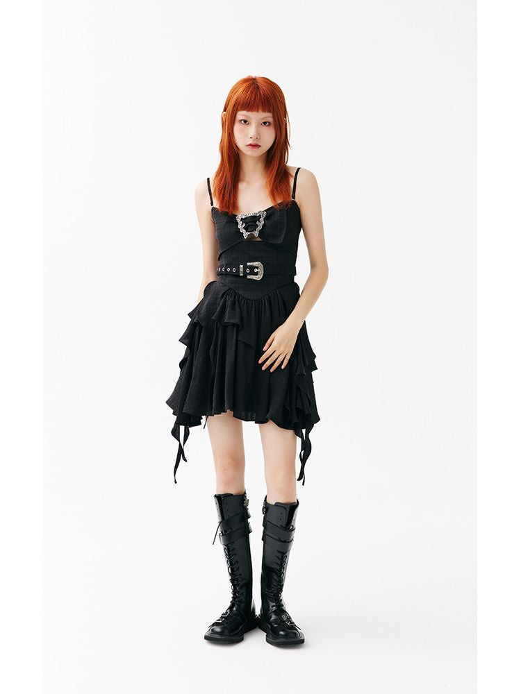 Rock Girl Sling Dress【s0000001556】