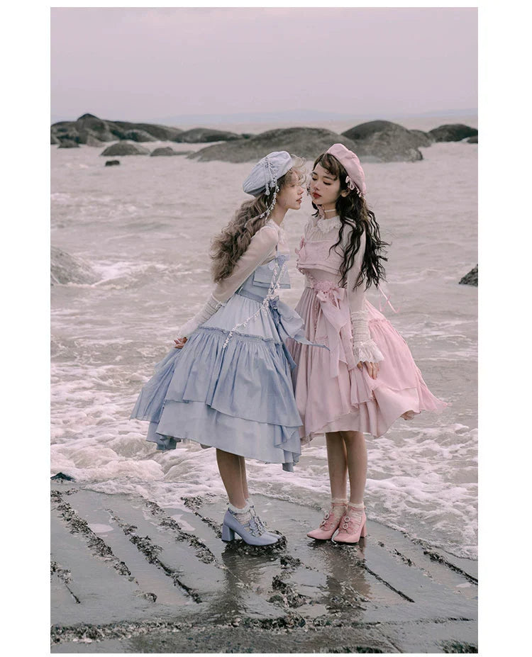 Nuit De Cellophane - A Thousand Moonfalls - Elegant Lolita JSK Dress Thin Cardigan