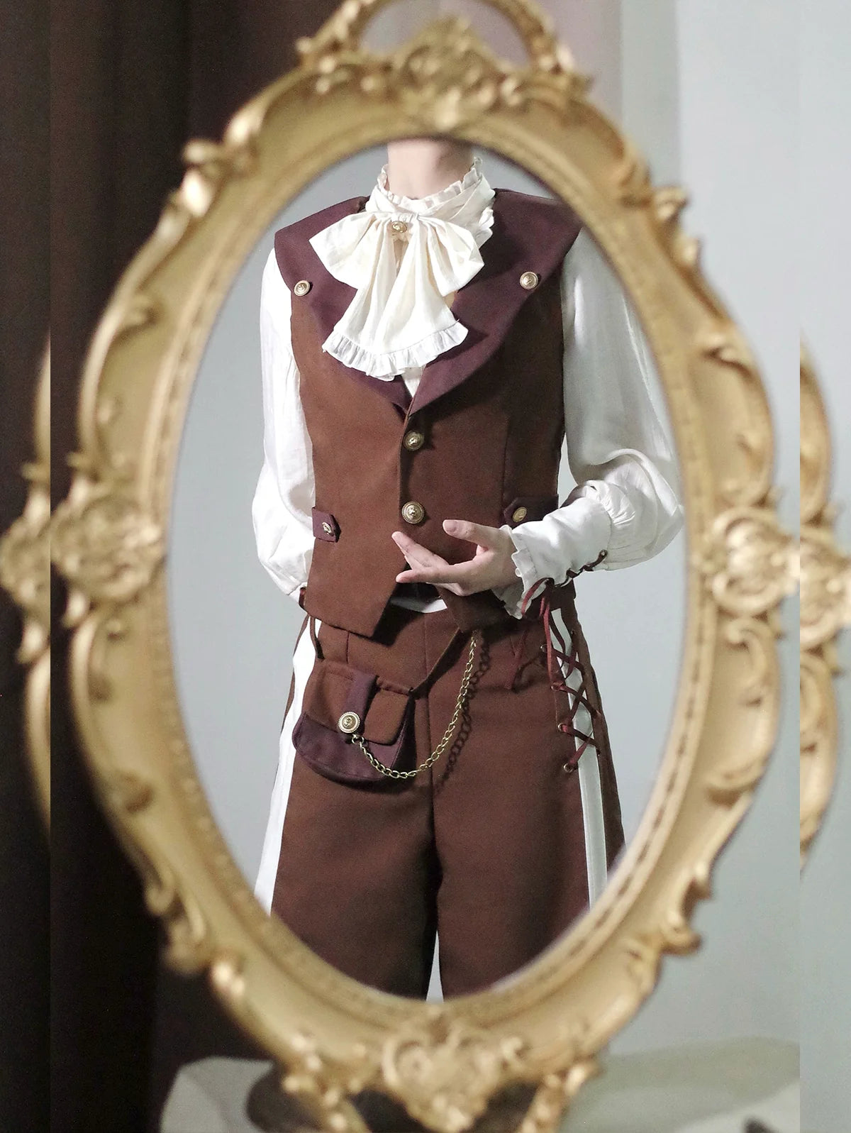 Letters from Unknown Star - Pirate Guide - Vintage Lolita Suit Vest JSK Dress